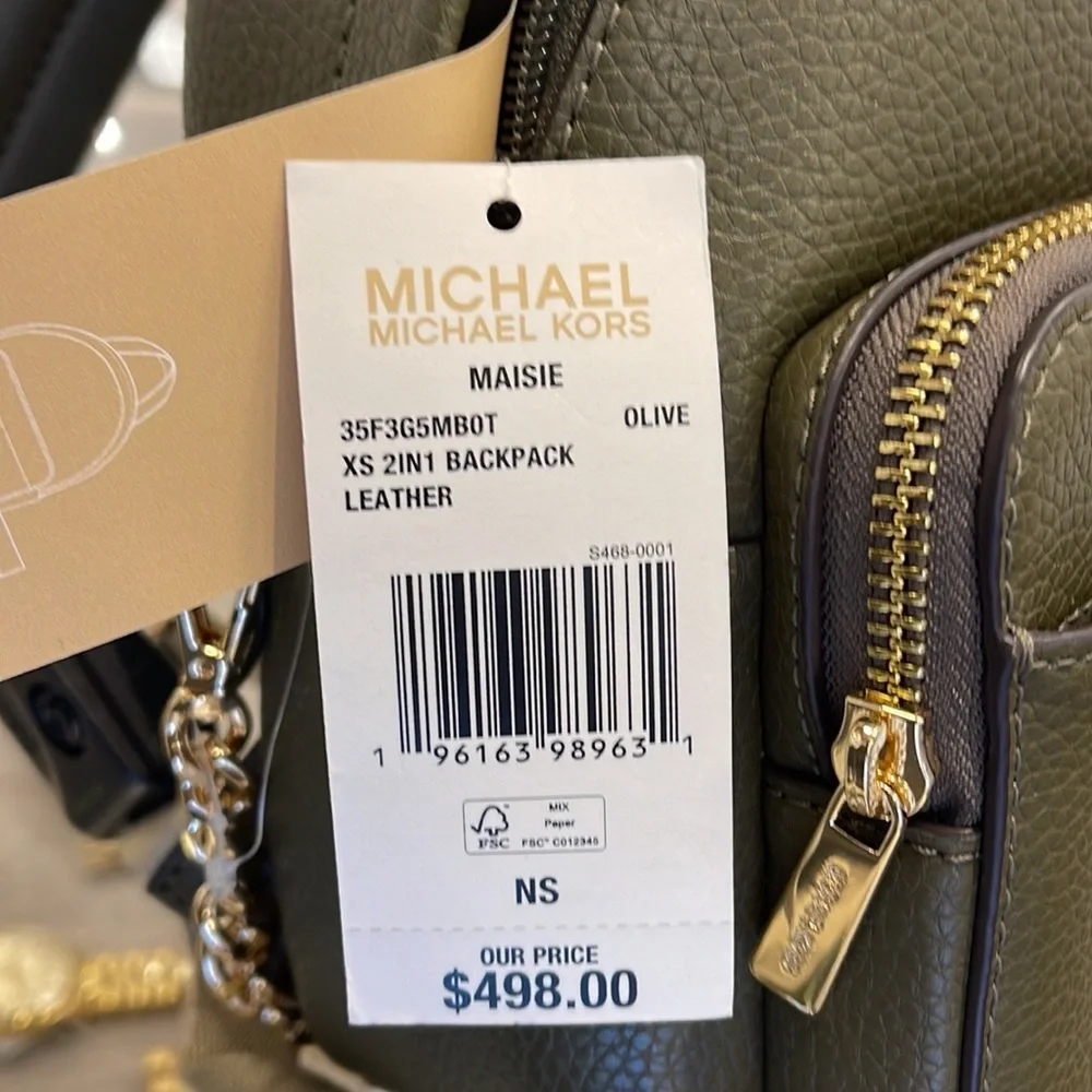 Michael Kors back removable